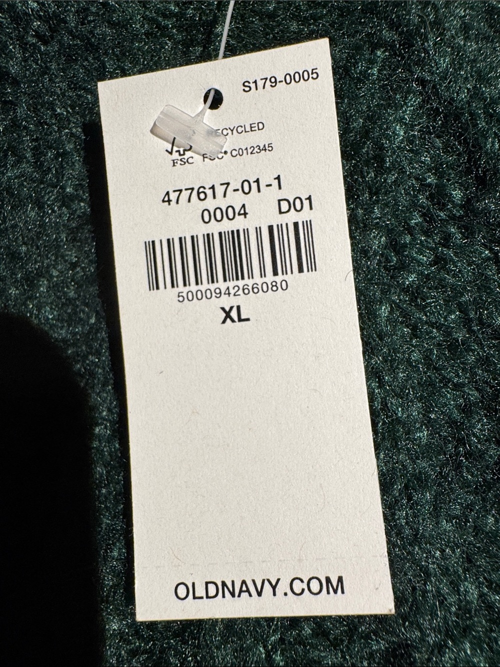 Old Navy Dark Green Cable-Knit Button Cardigan - Picture 2 of 3